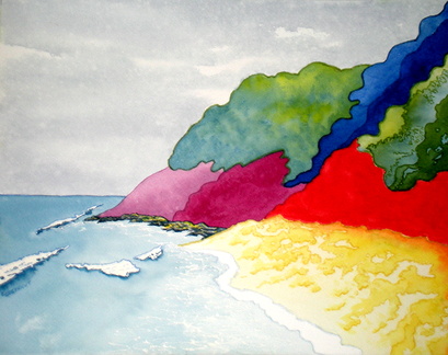 Beach at Fitzgerald Marine Reserve