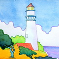 LIGHTHOUSE IN SUMMER