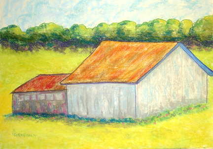Mustard Field Barn