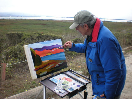 Painting Romeo Pier oil