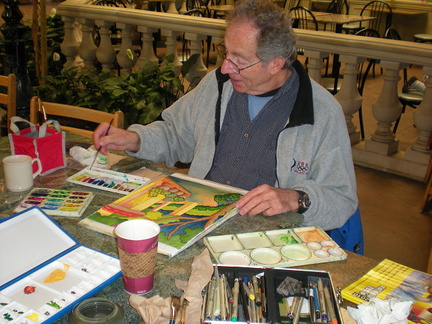 Painting at La Piazza  HMB