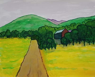 MUSTARD ALONG ROAD